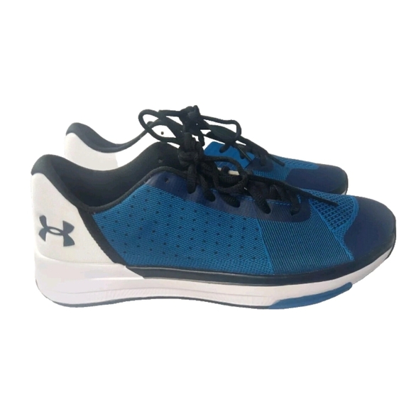 Under Armour Showstopper Training Shoes Men's Size 9.5 Blue White - Picture 2 of 9